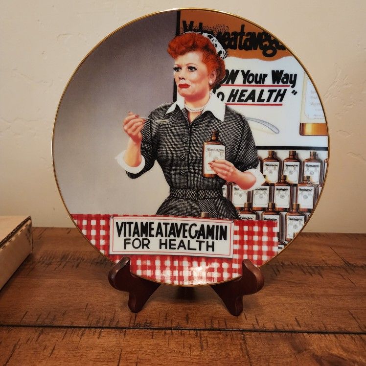 I Love Lucy Collectible Plate
