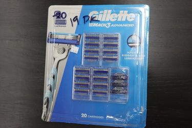 19-Count Gillette Mach3 Advanced Razor Cartridge Refills