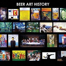 Drink Art History 36 in × 24 in Wall Poster