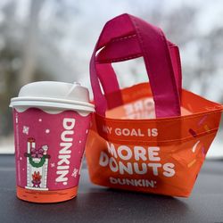 Dunkin mini tote bag