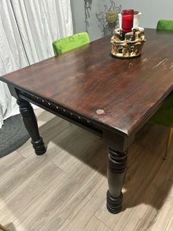 Wood table
