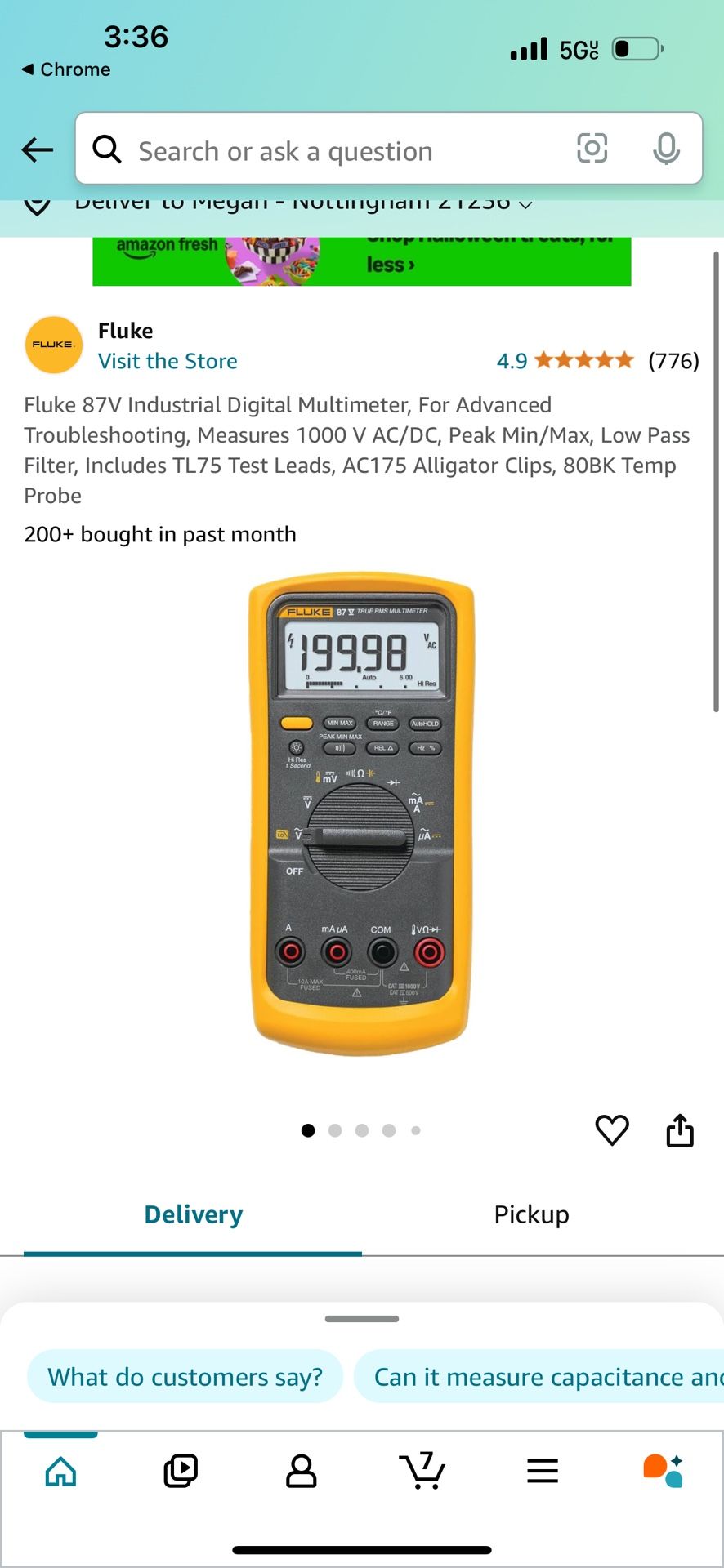Fluke 87v Multimeter