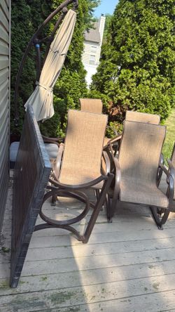 Outside patio furniture