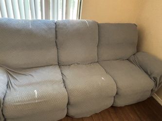 Reclining Sofa with Cover 3 seater
