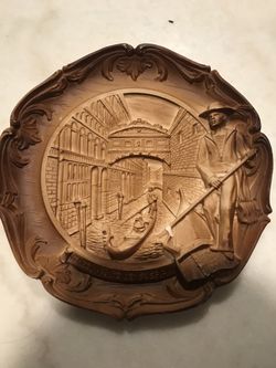 Original Curo Sammelteller SIC Wooden Plate
