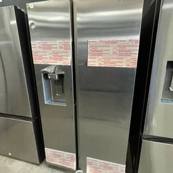 Samsung Side By Side Refrigerator In Stainless Steel 