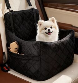 Dog Car Seat for S/M Dogs, Memory Foam Dog Booster Car Seat