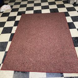 Burgundy Rug 5’ X 6’6”
