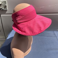 Verabella Summer Visor Hat Pink Color