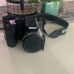 black Nikon COOLPIX B500 digital camera.
