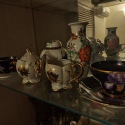 Teapot Flower Cups 