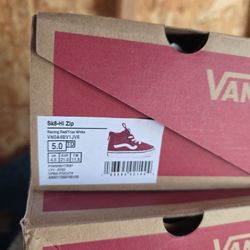 Red KID Vans Brand New