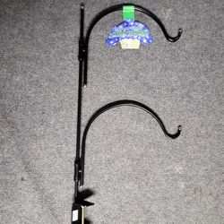 Garden Hanger Clamp Mount Double Arm