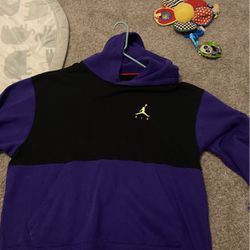 Nike,black And Purple Hoodie XXL