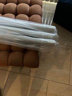 3 white roll down blinds  new