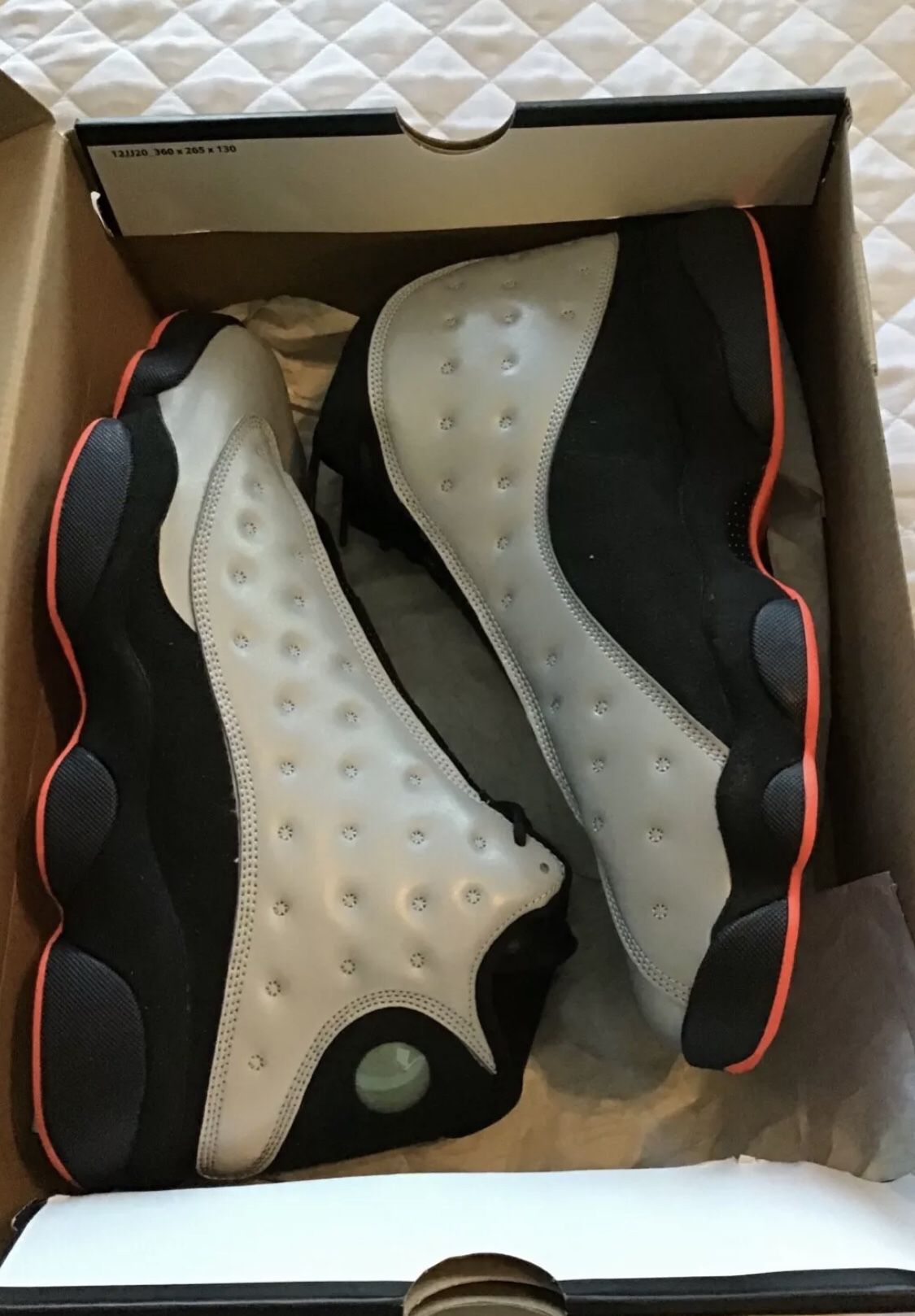 Nike sir Jordan retro 13 PRM reflective shoes dead stock new in box men’s size 12.5 $125
