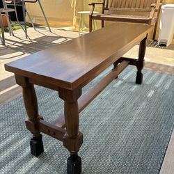 Bench - Dining Table Or Walkway
