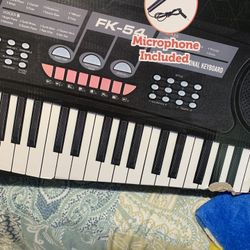 Audster FK-54 54-Key Professional Digital Keyboard w/ Microphone - New