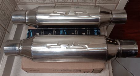 SLP Loudmouth 1 Center/Center Resonators; 2.50-Inch 2.5"