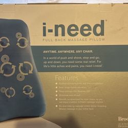 I-need Full Back Massage Pillow.