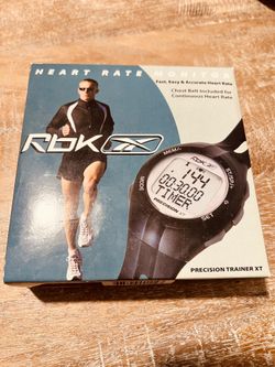 Reebok fitness watch and heart rate monitor