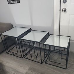 3 Piece Nesting Coffee Table Set