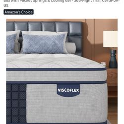 Viscoflex King Hybrid mattress brand new