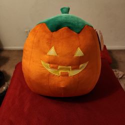 Halloween Squishmallow Pumpkin (Saul)