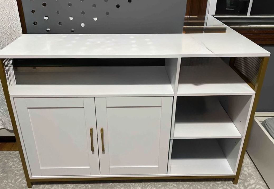 Buffet Server Sideboard Kitchen Storage Cabinet Cupboard with Shelves 
