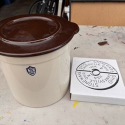 Ohio Stoneware Preserving Crock ~ 2 Gallon Starter Kit