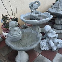 New Fountains Made Out Of Cement 