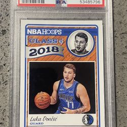 2018 Panini Hoops Class Of 2018 #3 Luka Doncic Mavericks RC Rookie PSA 10 