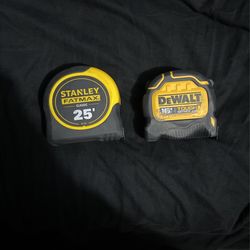Tape Mesure Dewalt & STANLEY 25F&16F