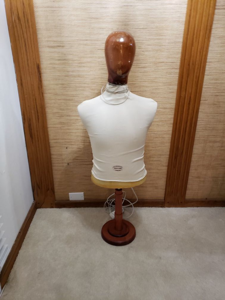 Mannequin stand wooden head foam body light weight sturdy