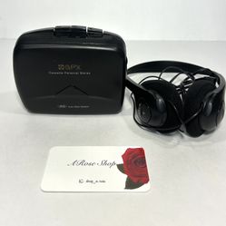 GPX Black Personal Stereo Cassette Player