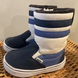 Vans Vansguard Slip On Snow Boots Worn Once Kids Size 12 