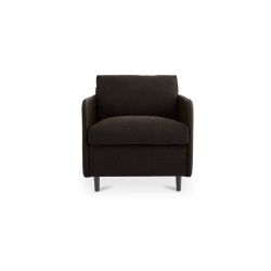 Teller Warm Black Accent Chair