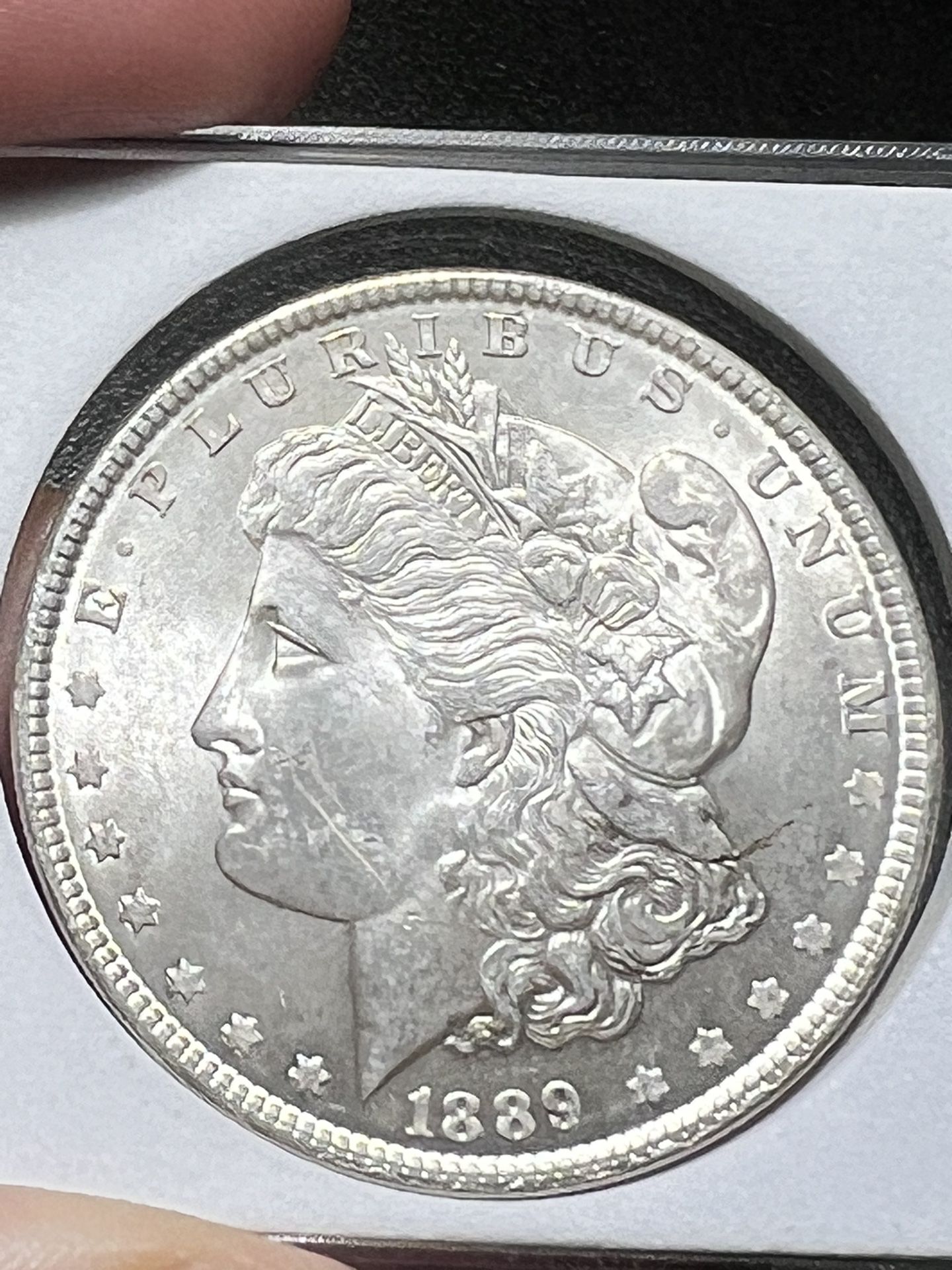 1889 AU Morgan Silver Dollar