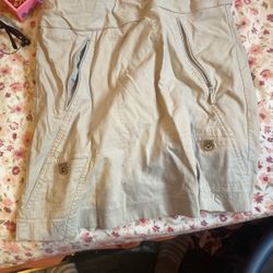 Khaki skirt