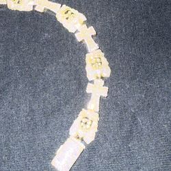 Moissanite Hold Jesus Bracelet