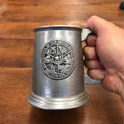 1976 United States BICENTENNIAL 200 Year Anniversary INDEPENDENCE DAY Pewter Cup Goblet Mug