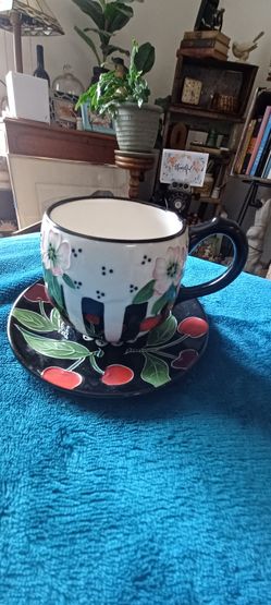 Tea Cup And Saucer- J.McCall