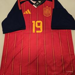 CAMISETA DEL SELECCIONADO ESPAÑOL 2026. LAMINE YAMAL 19. SIZE S, M, L, XL 