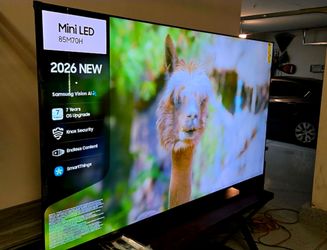 New 85 Inch Mini LED Samsung Smart TV 4K UHD. Brand new 2026 Model.