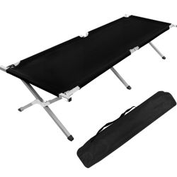 Camping Cot, Sleeping Cots for Adults with Storage Bag,