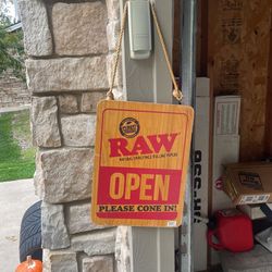 RAW hanging Sign 