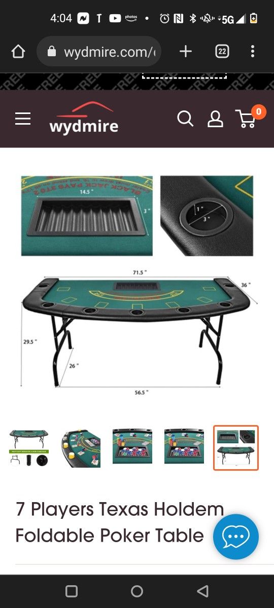 Poker Table New