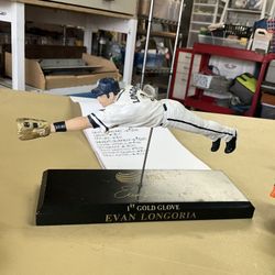 Evan Longoria Tampa Bay Rays Gold gloves Statue/action Figure/display Only 10k Made Limited Edition