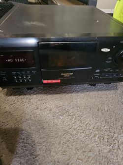Sony 200  Disc Cd Player Works Great Rca,optical Outputs