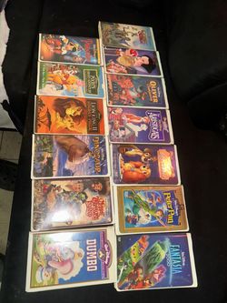 Disney VHS lot